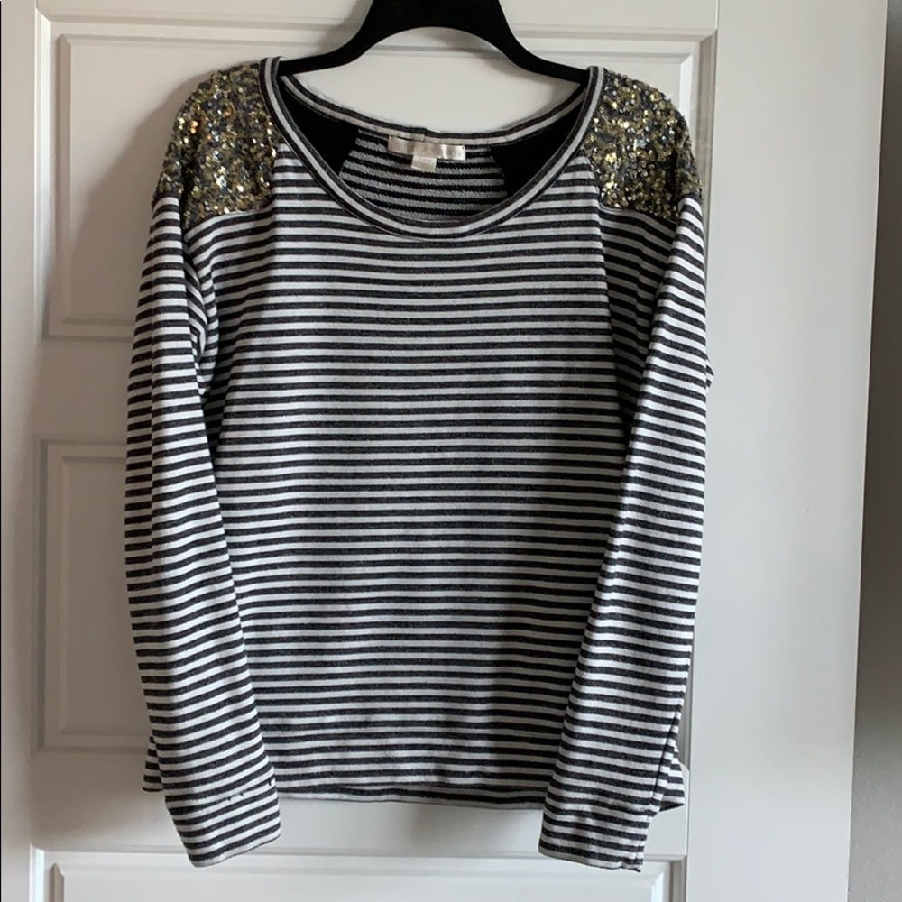 Boston Proper Sequin sweatshirt